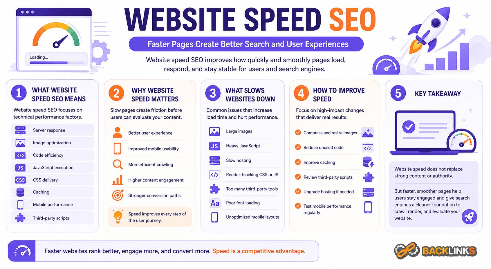 Website speed SEO